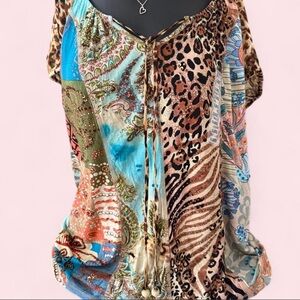 Elegant Multicolor Women's Blouse